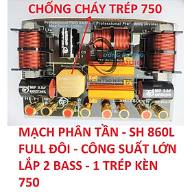 Mua MẠCH PHÂN TẦN FULL ĐÔI SH-860L - 2 BASS + 1 TRÉP - CÓ BẢO VỆ TRÉP 750 - PHÂN TẦN CHỐNG CHÁY TREBLE - HÀNG NHẬP KHẨU