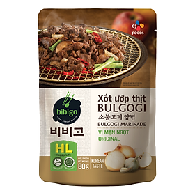 Xốt Ướp Thịt Bulgogi – Vị Mặn Ngọt Bibigo 80g