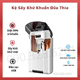 Mua Kệ Khử Khuẩn Đũa Thìa  Hộp Sấy Khô Đũa Thìa Ngăn Ẩm Mốc
