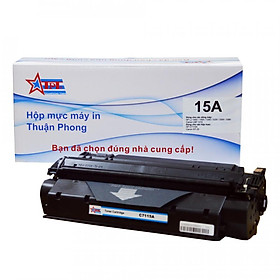 Mua Hộp mực Thuận Phong 15A dùng cho máy in HP LJ 1000/ 1005/ 1200/ 1220/ 3300/ 3380/ 1300/ 1150/ Canon LBP 1210 - Hàng Chính Hãng