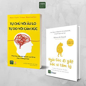 Hình ảnh Combo 2 Cuốn: Ngài Cóc Đi Gặp Bác Sĩ Tâm Lý + Tự Chủ Với Âu Lo, Tự Do Với Cảm Xúc