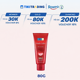 Sữa rửa mặt cải thiện dấu hiệu lão hóa dạng kem Hada Labo Pro-Aging Retinol B3 Cleanser 80g