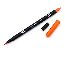 Bút lông cọ hai đầu Tombow ABT Dual Brush Pen - Brush/ Bullet - Scarlet (925)