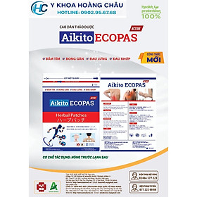 Cao dán thảo dược giảm đau-AIKITO ECOPAS(Hộp 20 miếng)