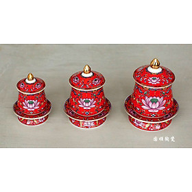 Mua Bộ chung nắp Phước Lộc gốm sứ thờ cúng bàn thờ