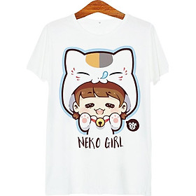 Áo Thun Unisex Cô Bé Mèo ATCP159