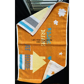 Mua Khăn mặt trẻ em cao cấp  Sợi cotton  họa tiết Ngôi nhà  KT 30x50cm