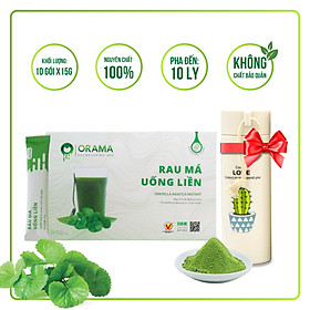 Hộp Rau Má Uống Liền - Nguyên chất 100% - Thanh nhiệt, mát gan, giảm mụn - Hộp có đường - CHÍNH HÃNG