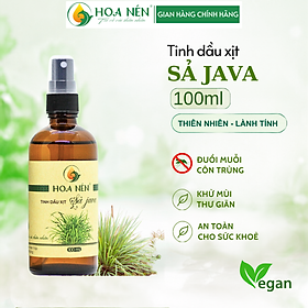 Mua Chai xịt tinh dầu Sả Java Hoa Nén 100ml - Đuổi muỗi  khử mùi  làm sạch không khí