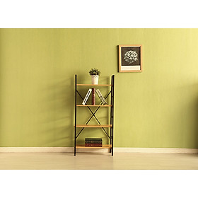 KỆ GỖ CHÂN SẮT 4 TẦNG KACHI MK244