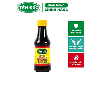 Tâm Đức - Nước tương vị nấm hương ngon chai 225ml dùng được cho món chay