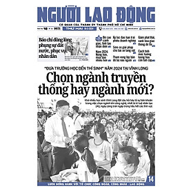 Hình ảnh sách Nhật báo Người Lao Động từ ngày 18-03-2024 đến 24-03-2024