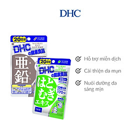 Combo Viên uống DHC Cải Thiện - Làm Đều Màu Da Kẽm & Adlay