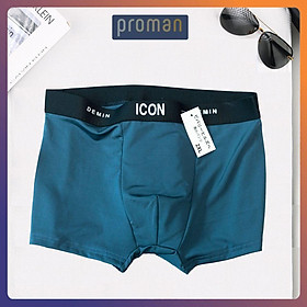 Quần Lót Nam Boxer ICON DEMIN Cotton - Sịp Đùi Nam Cotton Mềm Mịn Co Giãn 4 Chiều SI02 - PROMAN