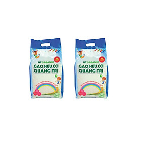 10kg Gạo Hữu Cơ Quảng Trị For Kids (2 gói)