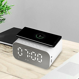 Wireless Charger Bluetooth Speaker ABS Shell for Laptop Office Bedside