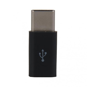 2x Premium USB 3.1 Type-C Male to Micro USB Female Data Converter Adapter Black