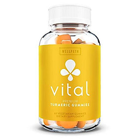 Vital Turmeric Gummies - Turmeric Curcumin Supplement with Ginger - Tasty Gummy Alternative to Turmeric Capsules - Anti-Inflammatory - Supports Joint Pain Relief