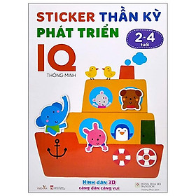 Sticker Thần Kỳ - Phát Triển IQ - Thông Minh (2-4 Tuổi)