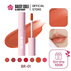 Son Tint Dạng Kem Bóng Daisy Doll Nhật Bản Cho Đôi Môi Mọng Nước, Căng Mướt BR-01 Orange Brown 5g