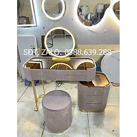 Mua HN Miễn phí vận chuyển Bàn Phấn Bọc Nỉ Mặt Kính