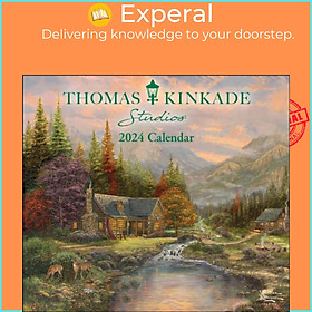 Sách - Thomas Kinkade Studios 2024 Deluxe Wall Calendar by Thomas Kinkade (UK edition, paperback)