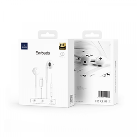 Mua Tai nghe WiWU Earbuds HF Sound Plug And Play Cổng Type-C   Màu Trắng - Hàng Chính Hãng