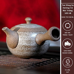 Mua Ấm Trà Đạo  Ấm Uống Trà Độc Ẩm  Song Ẩm TÁNH KHÔNG Gốm Hồng Sa Bát Tràng Trà Gia Quán Họa Tiết Trơn Ánh Kim Sa