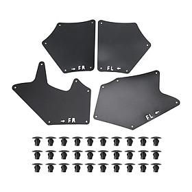 4Pcs  Guards with Clips 53736-0C030 Replaces, 53739-0C020 ,Mudguards for  Accessory Professional Stable Performance Sturdy