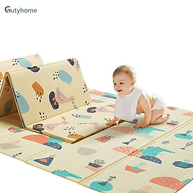 Mua Thảm xốp XPE 2 mặt gập gọn cho bé - Bề mặt thảm silicon chống thấm ( Giao màu ngẫu nhiên)