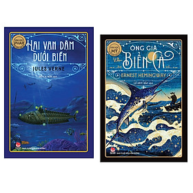 Combo Văn Học Kinh Điển Bán Chạy: Hai Vạn Dặm Dưới Biển + Ông Già Và Biển Cả (Bộ 2 Cuốn Sách Gỉa Tưởng Hiện Đại)