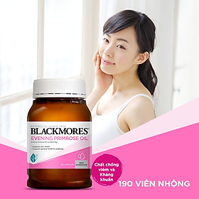 Tinh dầu anh thảo Blackmores evening primrose oil 190 viên điều hòa nội tiết tố, giảm khô da