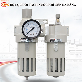 Mua Bộ Lọc Đôi Tách Nước Kèm Van Điều Áp Khí Nén