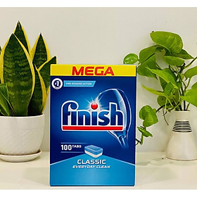 Viên rửa bát Finish Classic 100 viên/ hộp - Hương Chanh