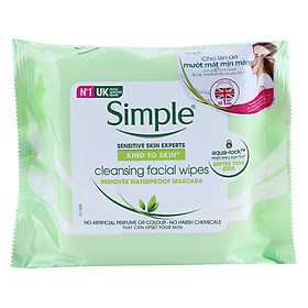 Khăn Tẩy Trang Simple (25 Tờ)
