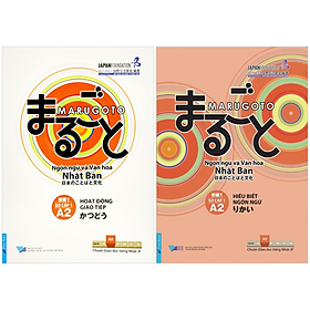 Sách - Combo Sách Marugoto - Ngôn Ngữ Và Văn Hóa Nhật Bản - Hoạt Động Giao Tiếp A2-Sơ Cấp 1 + Hiểu Biết Ngôn Ngữ A2 - Sơ Cấp 1 (Bộ 2 Cuốn)