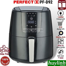 Mua Nồi chiên không dầu điện tử Perfect D92 - Dung tích 5 lít - Công suất 1400W - Hàng chính hãng