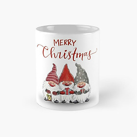 Cốc Giáng sinh Merry Christmas ly sứ có quai cầm