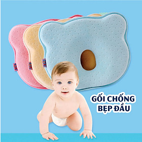 Gối Chống Bẹp Đầu GiGiBaBy Chất Liệu Cao Su Non