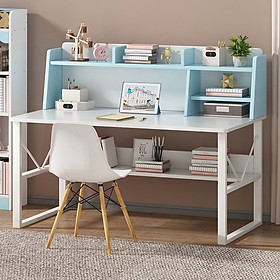 Mua Bàn học cho bé tại nhà BLV114 120x50x125 cm gỗ MFC An Cường dày 18mm  khung sắt tĩnh điện chống gỉ - bàn học sinh cao cấp SÀNH - HOME DECOR