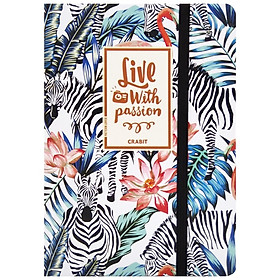Sổ Crabit Live With Passion Kẻ Ngang 180 Trang 1505 - Zebra
