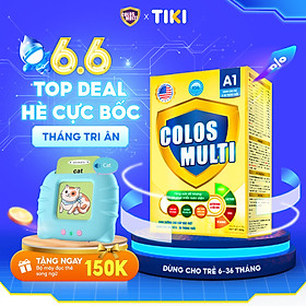 Sữa bột Colosmulti A1 hỗ trợ tăng cường sức đề kháng cho trẻ hộp 25 gói x 14g