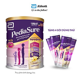 1 lon Pediasure 1.6Kg - Tặng 4 sachet