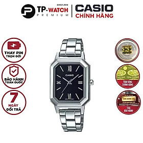 Đồng hồ nữ casio standard ltp-e168d-1bdf chính hãng | casio standard ltp-e168d-1b dây thép
