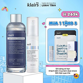 Combo Tinh chất Dear, Klairs Freshly Juiced Vitamin Charging Serum 30ml+ toner 180ml