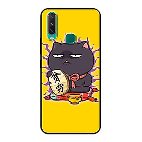 Ốp Lưng in cho Vivo Y17 Mẫu Mèo May Mắn 9 - Hàng Chính Hãng