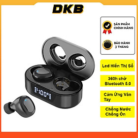 Mua Tai Nghe Bluetooth Không Dây  Tai Nghe Nhét Tai TW16  Bluetooth 5.0  Cảm Ứng Vân Tay  Màn Led Báo Pin  Kháng Nước  Chống Ồn  Âm Thanh Cực Chất - Chính Hãng DKB