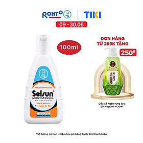 Dầu gội Selsun chống gàu, sạch gàu & hết ngứa da đầu Selsun Anti-Dandruff Shampoo 100ml