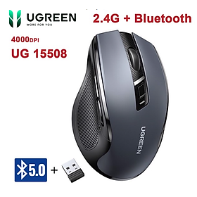 Chuột Bluetooth 5.0 6 nút không ồn UGREEN 15508 MU006 - Hàng chính hãng