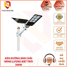 Mua Đèn Đường Năng Lượng Mặt Trời Bàn Chải Cao cấp 300W  Đèn SOLAR Light 300W  Ánh sáng trắng 6500K  Ngoài trời Chống nước